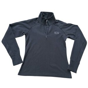 Mountain Hardwear Dark Gray Fleece Quarter Zip Pullover